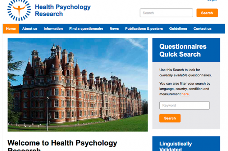 Health Psychology Research Website