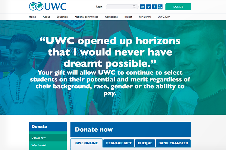 United World Colleges Website